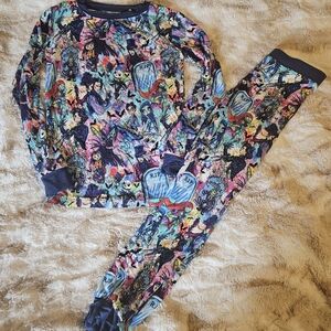 Showstoppers Tim Burton Strange Characters bamboo pajamas 5/6